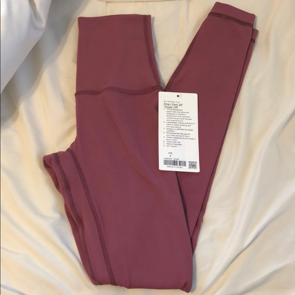 Lululemon Align Super Hi-rise 28” legging NWT